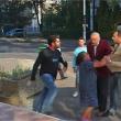 Scenele de violenta din fata Politiei municipiului Suceava