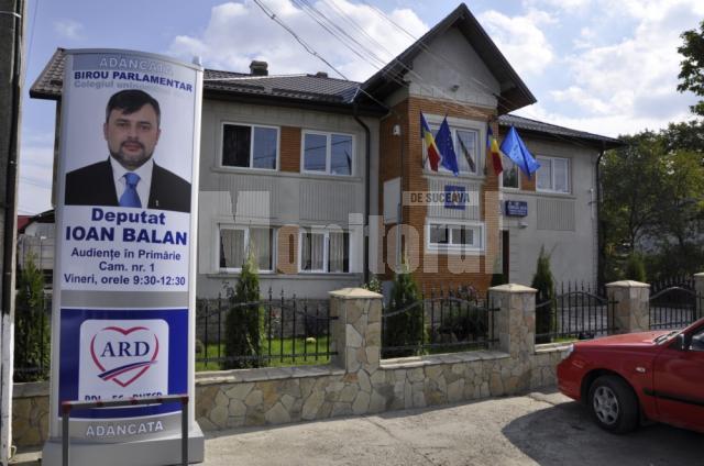 Deputatul Ioan Bălan şi-a deschis un cabinet parlamentar la Adâncata
