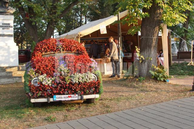 Maşina cu flori din Gura Humorului a fost adusă la Suceava