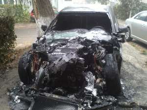 BMW-ul folosit de un interlop din Suceava, incendiat intenționat în noapte