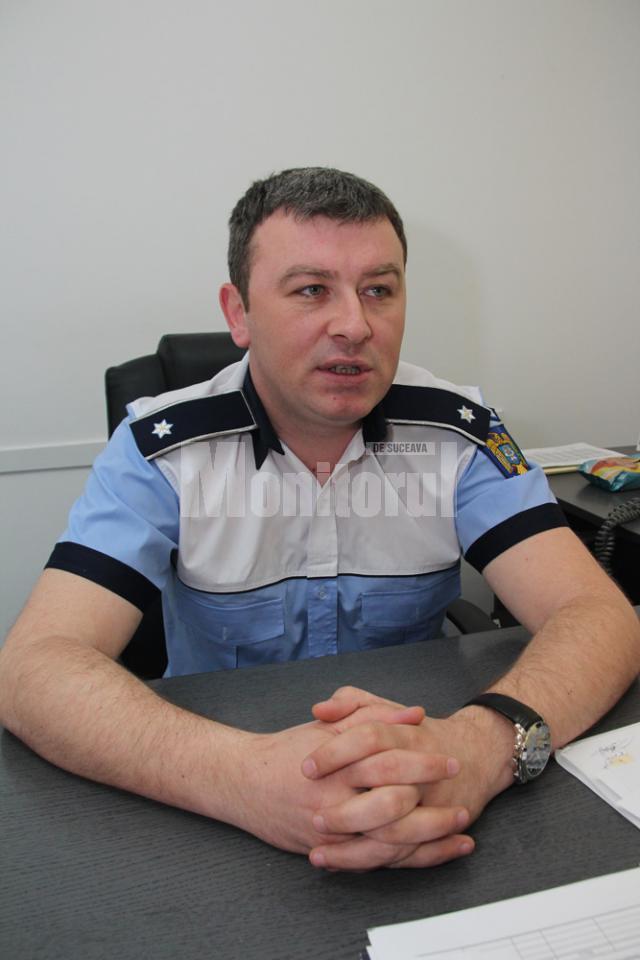 Subcomisarul Petrică Jucan, şeful Serviciului de Poliţie Rutieră Suceava: „Este o zonă cu grad ridicat de risc, în care am avut multe accidente rutiere”