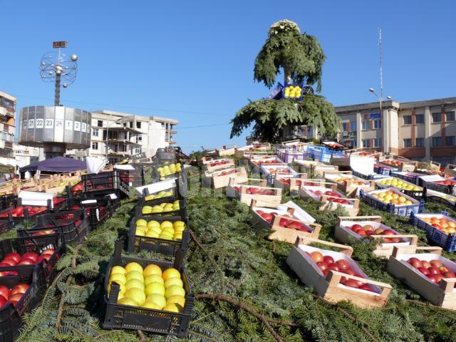 Sărbătoarea pomicultorilor din Fălticeni s-a desfăşurat în Piaţa „Nada Florilor”