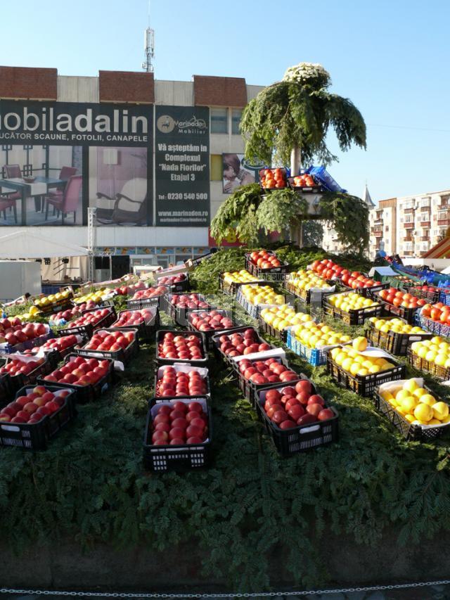 Sărbătoarea pomicultorilor din Fălticeni s-a desfăşurat în Piaţa „Nada Florilor”