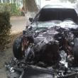 BMW-ul folosit de Cătălin Cimpoiaşi a ars ca o torţă la începutul săptămânii trecute
