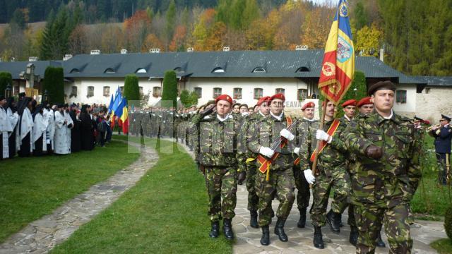 Ziua Armatei, sărbătorită și la Mănăstirea Putna