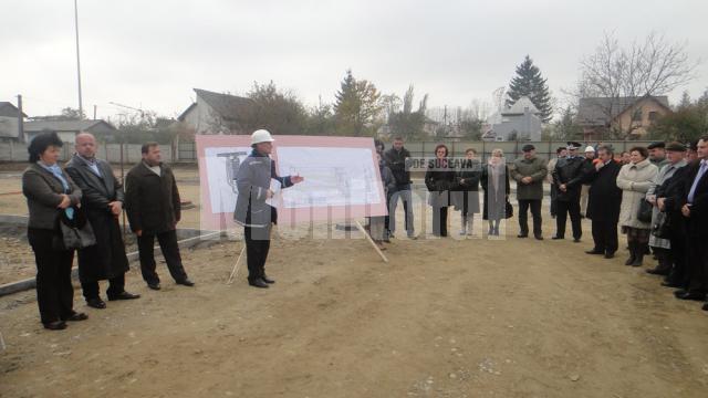 Festivitatea de inaugurare a lucrărilor de construcţie pentru Complexul Comercial Kaufland din municipiul Rădăuţi