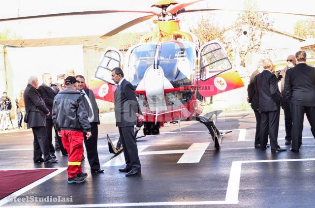 Sinescu: Noul elicopter SMURD de la Iaşi este foarte important pentru judeţul Suceava