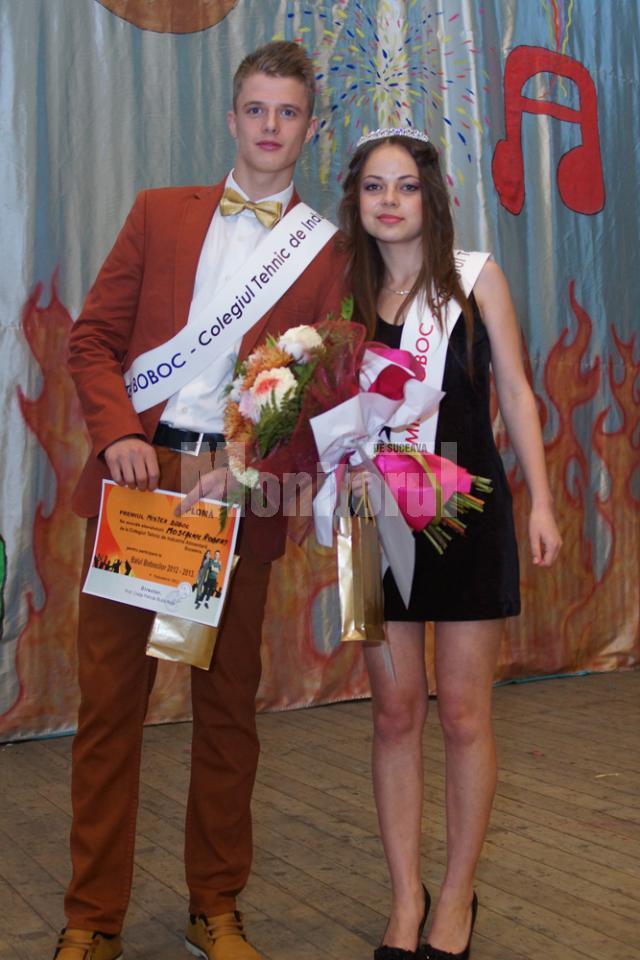 Robert Moscaliuc şi Carolina Ursu, Mister şi Miss Boboc 2012