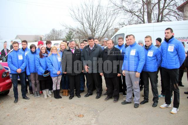 Gheorghe Flutur şi Ioan Bălan s-au aflat în campanie electorală în comuna Pătrăuţi