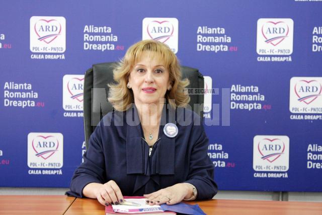 Deputatul PDL de Suceava Sanda-Maria Ardeleanu, care candidează din partea ARD pentru un nou mandat, a semnat Pactul pentru Basarabia