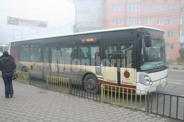 Vineri, număr redus de autobuze pe străzile Sucevei