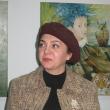 Camelia Rusu Sadovei la deschiderea expoziţiei personale de pictură şi grafică