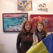 Iasmina Răceanu, împreună cu mama sa, la vernisajul expoziţiei „Un Balcic secret”