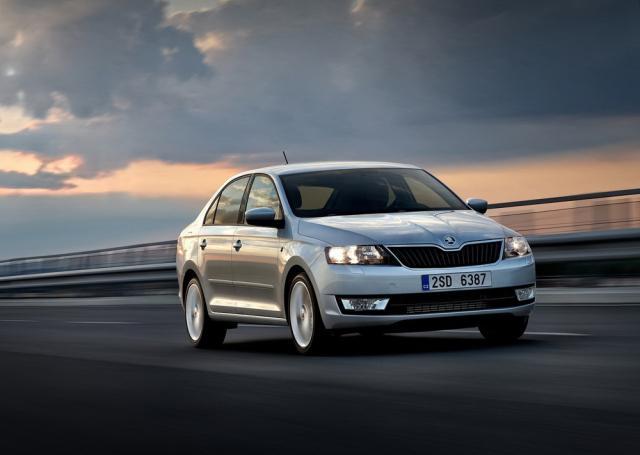 Škoda Rapid a primit cinci stele la testul de siguranță european