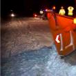 Prima ninsoare din acest an a paralizat traficul pe E 85, în zona Ratoş