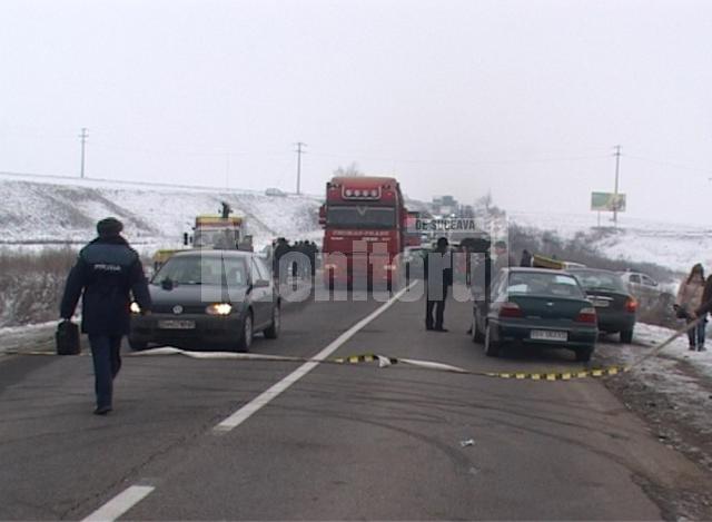 Accidentul a paralizat total traficul mai bine de o oră