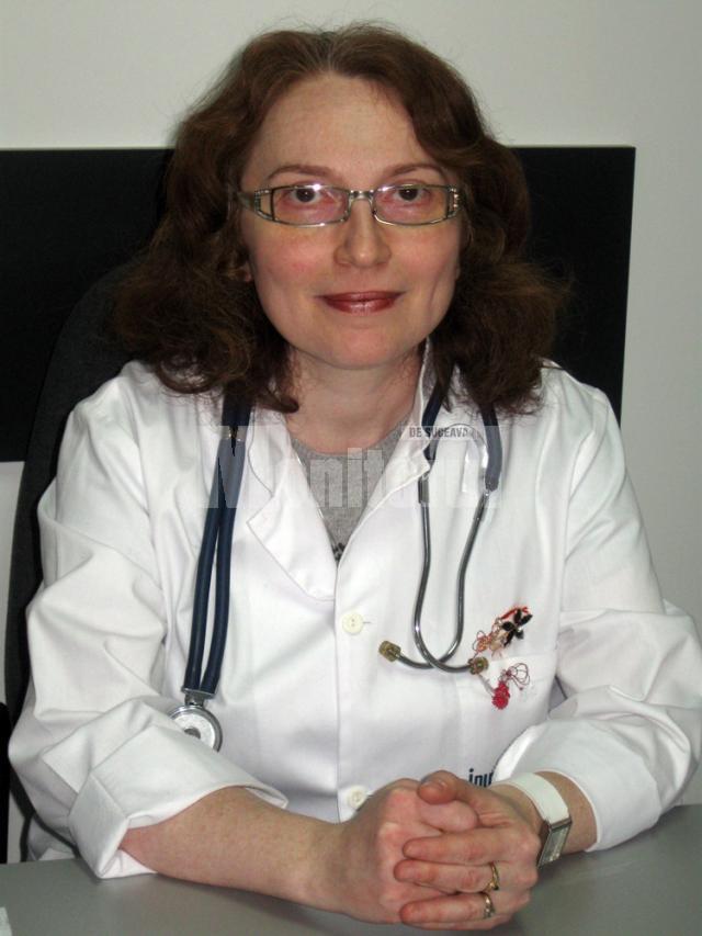 Dr. Olga Căliman Sturdza, de la Centrul de diagnostic şi tratament cu profil de boli infecţioase
