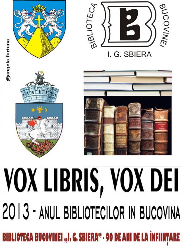 Anul Bibliotecilor în Bucovina