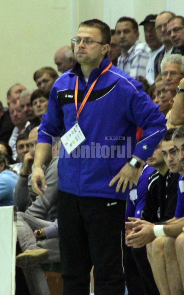 Răzvan Bernicu: „Sunt mulțumit de modul în care s-au comportat jucătorii noștri într-un meci tare, cum a fost cel împotriva Științei Bacău”