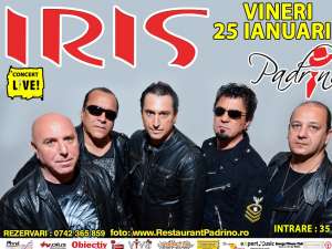 Concert cu trupa Iris în noua formulă, vineri, la Padrino