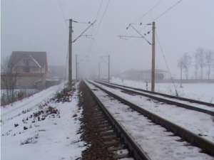 calea ferată Vereşti-Băneşti în dreptul satului Hancea