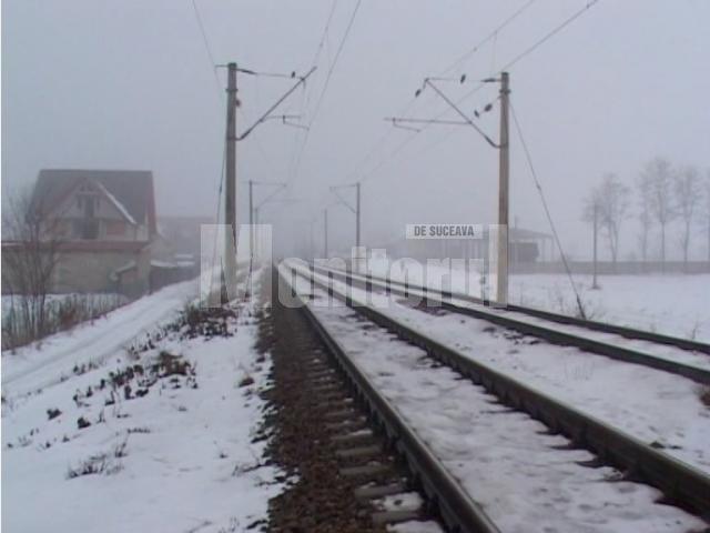 calea ferată Vereşti-Băneşti în dreptul satului Hancea