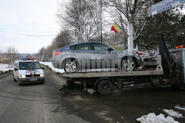 BMW-ul lui Cezar Stănescu a fost indisponiblizat din  luna aprilie a anului trecut în poligonul de la Mihoveni al Jandarmeriei