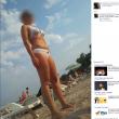 Pe contul de Facebook al poliţistei apar mai multe fotografii cu aceasta, cele mai multe pe litoral, în costum de baie, o parte dintre ele însoţite de comentarii jignitoare