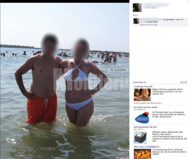 Pe contul de Facebook al poliţistei apar mai multe fotografii cu aceasta, cele mai multe pe litoral, în costum de baie, o parte dintre ele însoţite de comentarii jignitoare