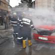 Pompierii de la Detaşamentul Suceava au reuşit să stopeze incendiul în faza incipientă