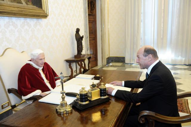 Băsescu, după primirea la Papă: O întâlnire unică. Nu voi mai avea vreodată un sentiment asemănător