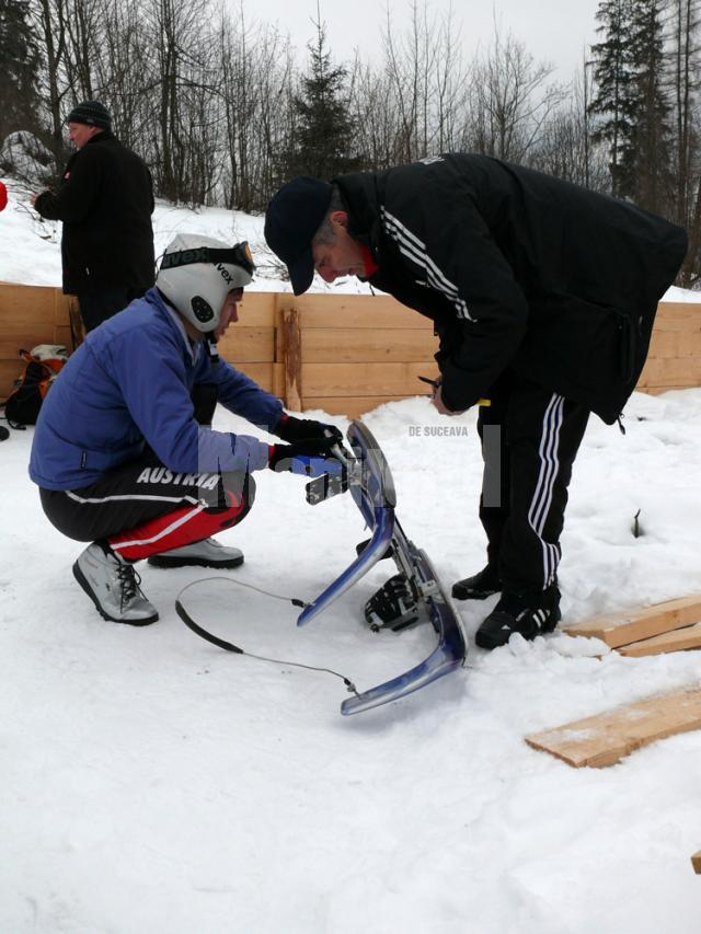 Antrenamente pentru etapa a V-a a Cupei Mondiale de sanie pe piste naturale