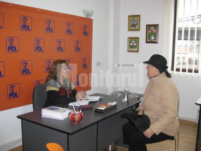 Sanda-Maria Ardeleanu a deschis primul cabinet parlamentar din Iţcani