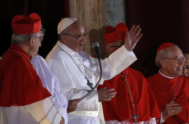 Papa argentinian Francisc, la Bazilica Sfânta Maria cea Mare din Roma