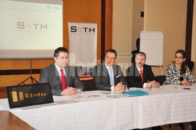 Echipa SOTH la prima sesiune de pregătire a brokerilor care vor oferi consultanţă în domeniul economiilor în aur