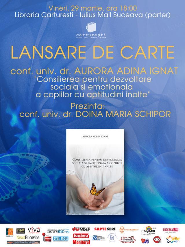 Lansare de carte Adina Ignat