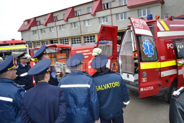 O delegație de pompieri din Republica Moldova face un schimb de experienţă cu pompierii suceveni în perioada 7-14 aprilie