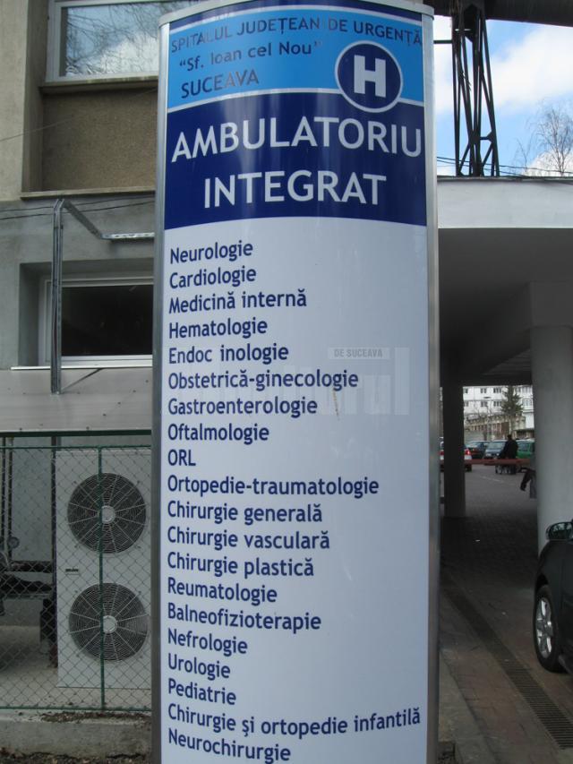 Liste de aşteptare de o lună de zile, la ambulatoriul integrat al Spitalului Suceava