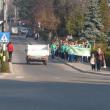 Proiectul “Eco Desire” s-a încheiat ieri cu un marş desfăşurat prin municipiul Fălticeni