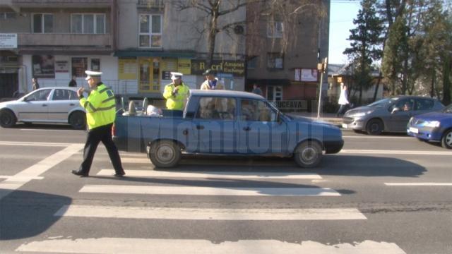 Autoturismul implicat în accident