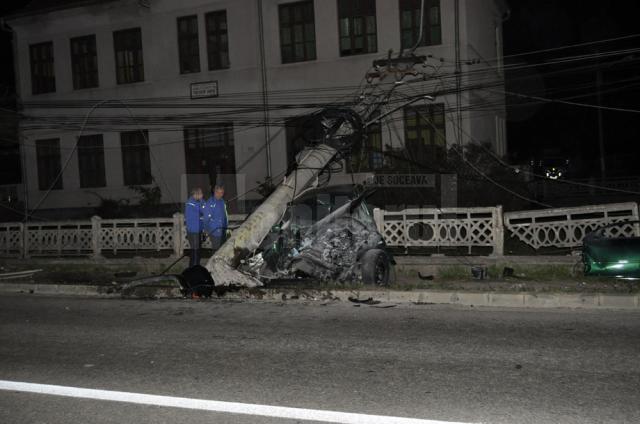 Grav accident petrecut pe DN 17, la Câmpulung Moldovenesc, pe fondul vitezei