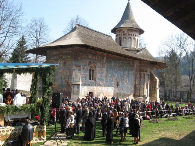 Hramul Mănăstirii Voroneţ, de Sf. Gheorghe
