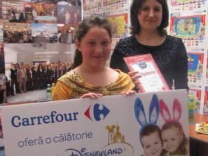 Rebeca Nicolae a obţinut premiul cel mare la Concursul de Desene - Paşte 2013 organizat de Carrefour