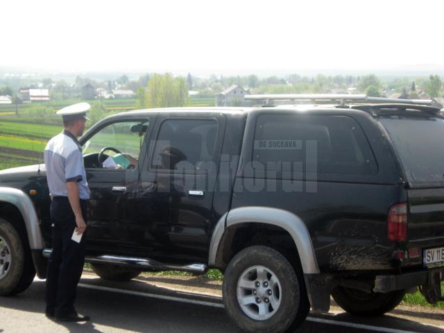 În acţiunea de ieri au fost angrenaţi 26 de poliţişti cu 13 maşini cu radare