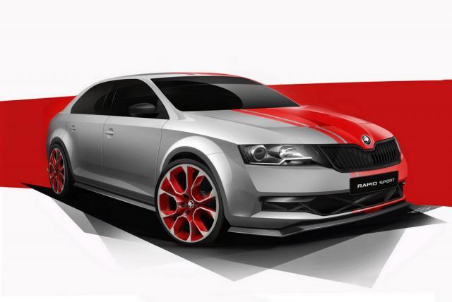 Skoda dezvăluie conceptul Rapid Sport