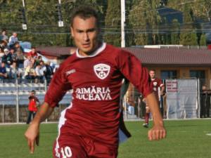Ionuţ Plămadă a marcat al doilea gol al Rapidului, în deplsarea de la Slobozia