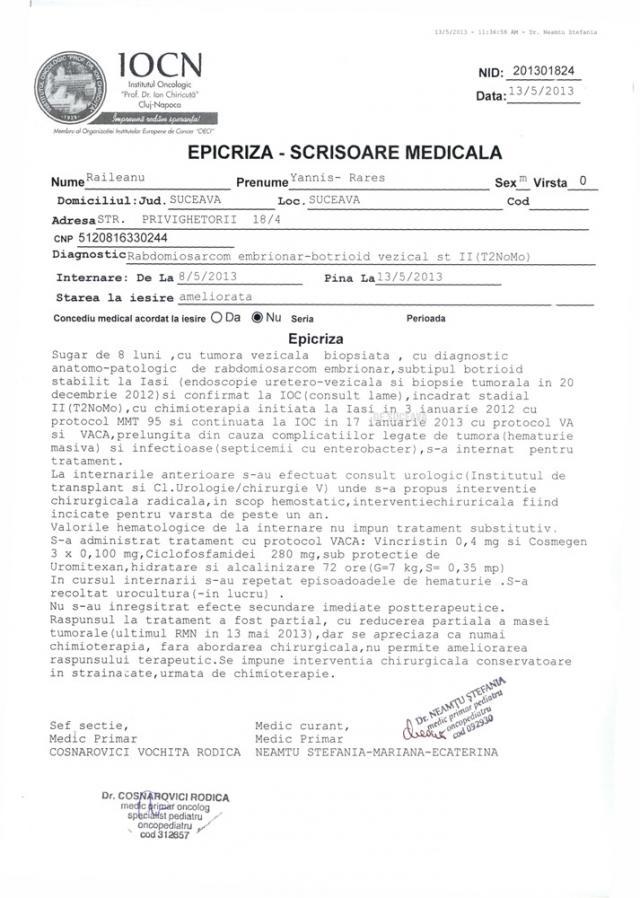 Scrisoare medicală