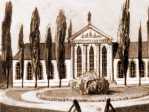 Cernăuţi, Palatul Administrativ, 1832 – desen de I. Schubirsz