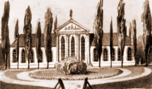 Cernăuţi, Palatul Administrativ, 1832 – desen de I. Schubirsz