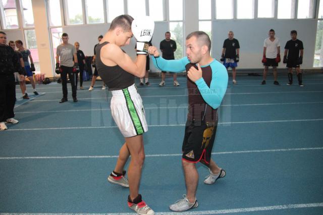 Ionuț Atodiresei a condus un antrenament al sportivilor clubului Devencea